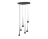 GRAU Falling Sun Chandelier Six hanglamp - 1