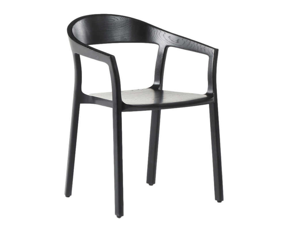 toespraak Behoort spectrum Artisan Tara stoel (massief eiken hout/zwart) | Gerritsma Interieur