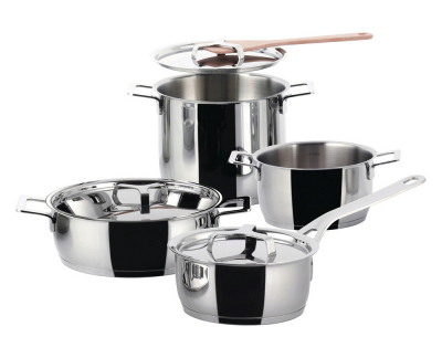 Alessi Pots&Pans pots and pans set 7 stuks